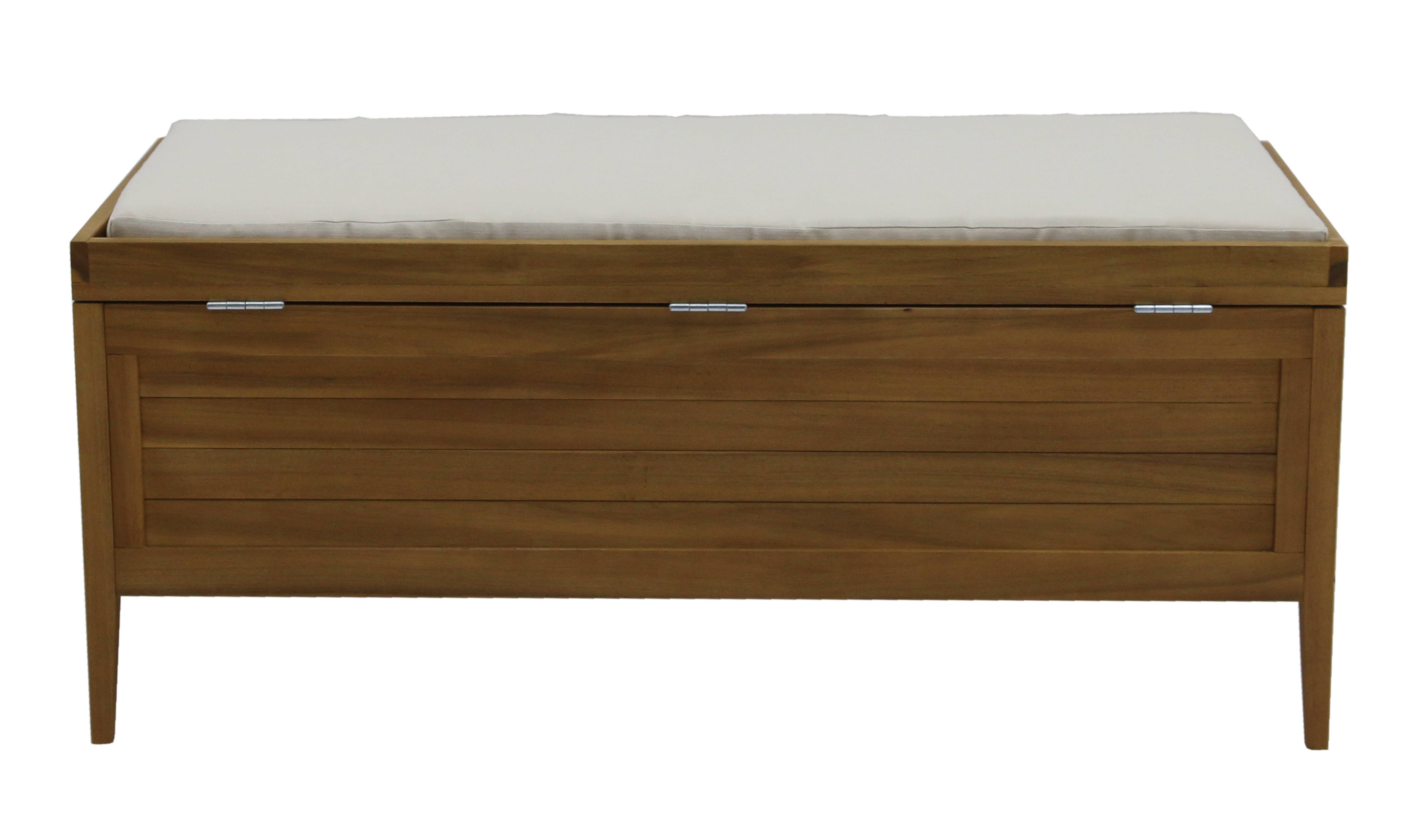 Ecloz - Coffre Banc Camilia en bois L.120 x l.50 x H.50 cm - ECLOZ - Image 7