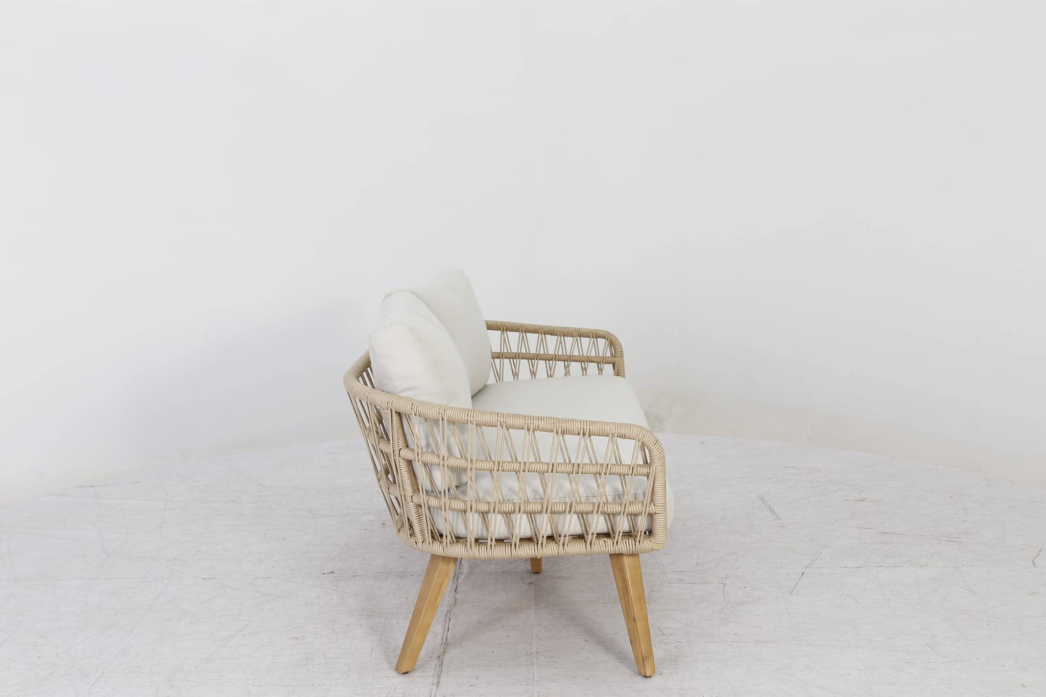 Ecloz - Salon de jardin bas Corsica Beige - ECLOZ - Image 6