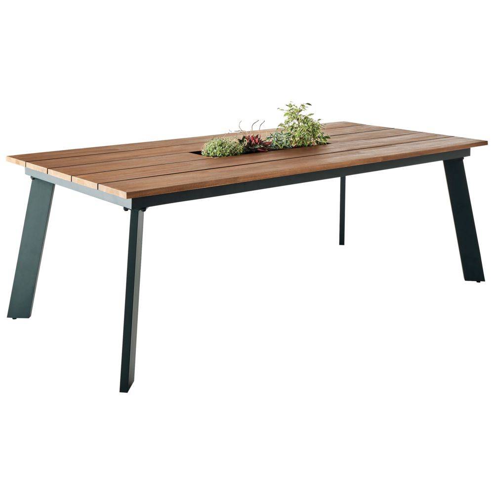 Ecloz - Ecloz - Table Jungle en bois d'acacia L.210 x l.102 x H.75.5 cm