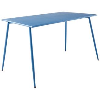 Ecloz - Ecloz - Table Evolution en acier Bleu L.140 x l.80 x H.73 cm