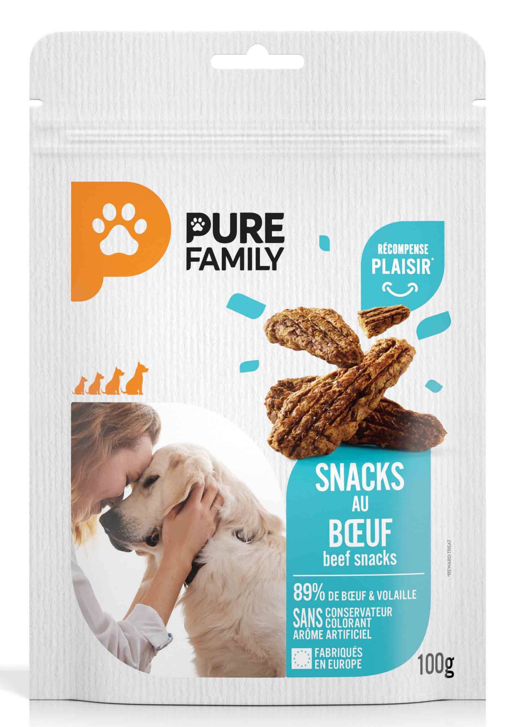 Pure Family - Snacks au boeuf pour chien 100g - Pure Family - Image 4