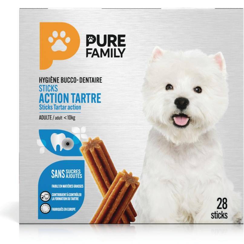 Pure Family - Sticks dentaires pour chien de petite taille x28 - Pure Family