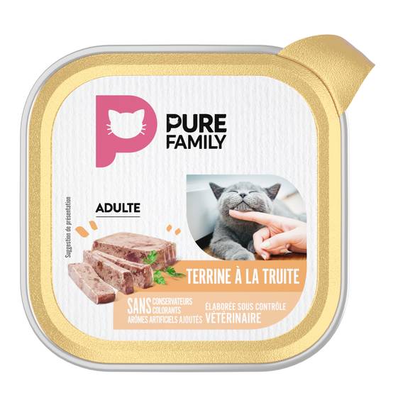Pure Family - Terrines chat saumon/truite 4x100g - Pure Family - Image 5