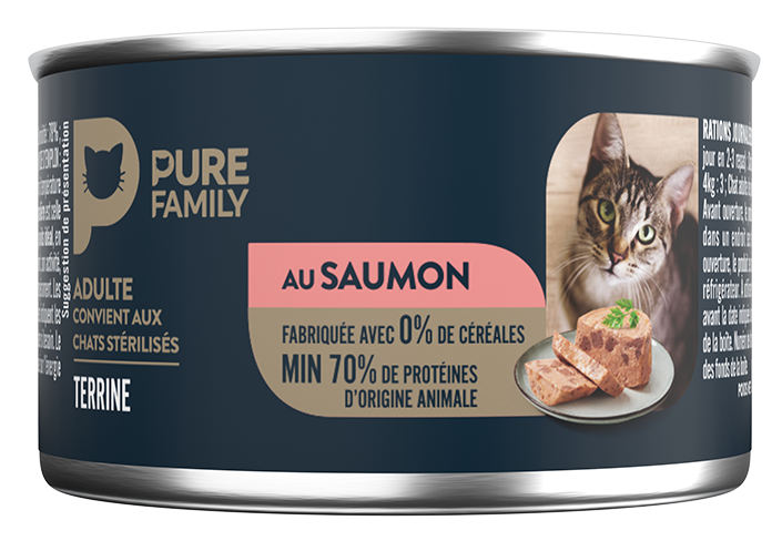 Pure Family - Terrine chat saumon 1x85g - Pure Family - Image 1