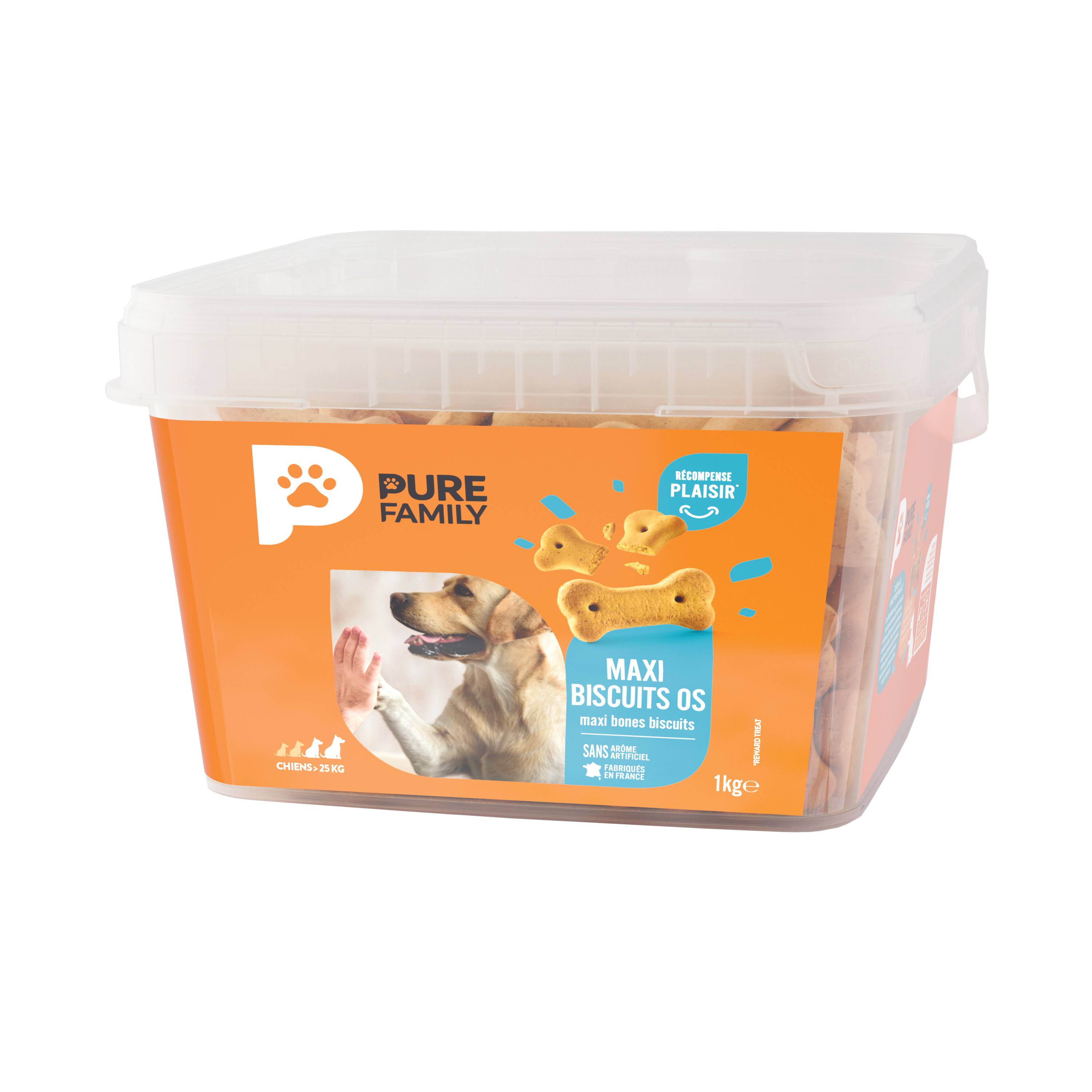 Pure Family - Maxi biscuits os pour chien grande taille 1kg - Pure Family - Image 3