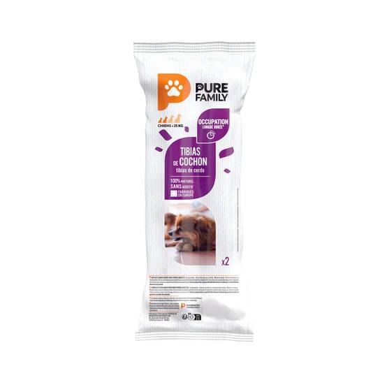 Pure Family - Tibias de cochon pour chien x2 - Pure Family - Image 2