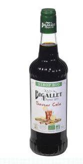 Bigallet - Sirop de cola BIO 70 cl - Bigallet
