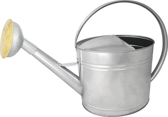 Arrosoir Acier Galvanisé Grille Laiton 13 L H 40 cm L 58 cm P 21 cm – GUILLOUARD - Image 1