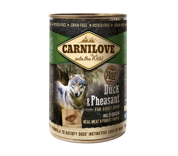 Carnilove - Pâtée avec sauce pour chien adulte de toute taille au canard & faisan - boîte 400 gr - CARNILOVE - Image 1
