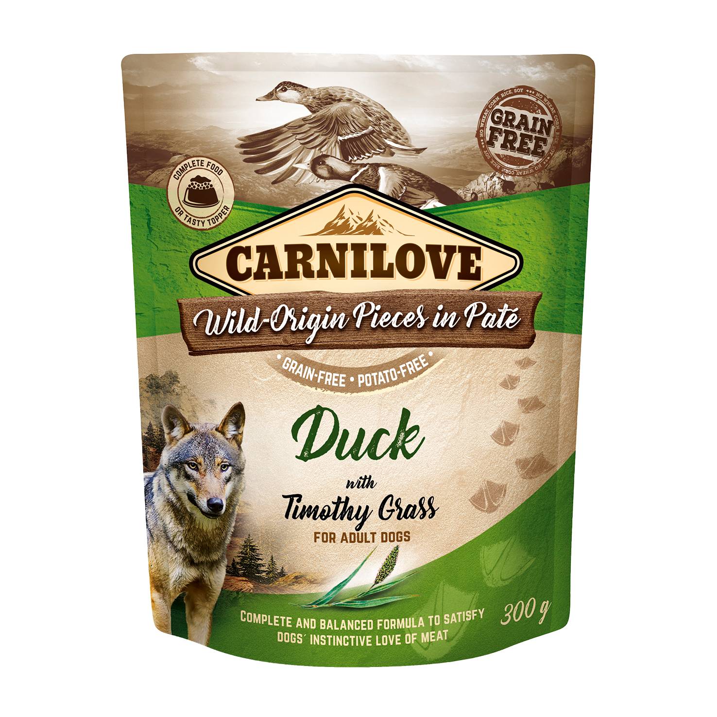 Carnilove - Pâtée avec sauce pour chien adulte de toute taille au canard & fléole - pochon de 300 gr - CARNILOVE - Image 4