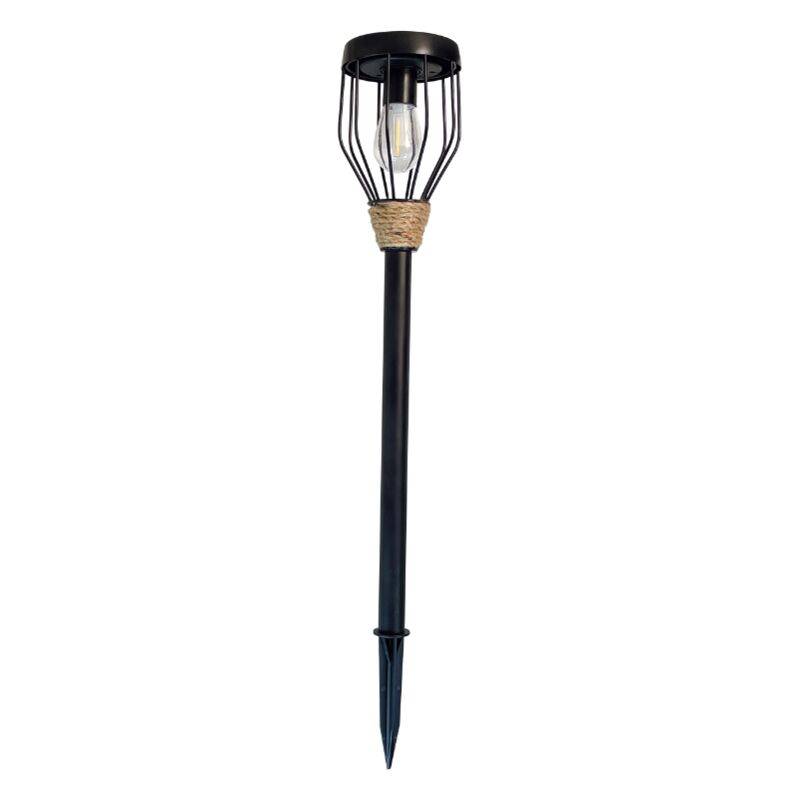 Balise solaire Napoli plastique marron L.10.5 cm l.10.5 cm H.67 cm - Watt & home - Image 3