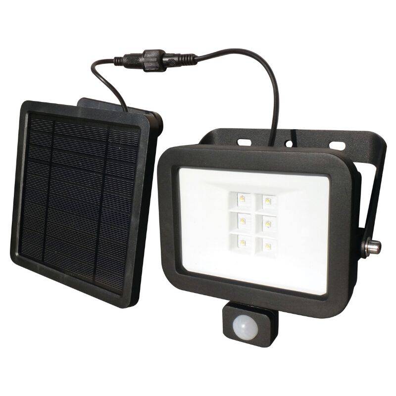 Spot solaire mural en plastique blanc L.13 cm l.10 cm H.8 cm modèle ANGO - Watt & home - Image 2