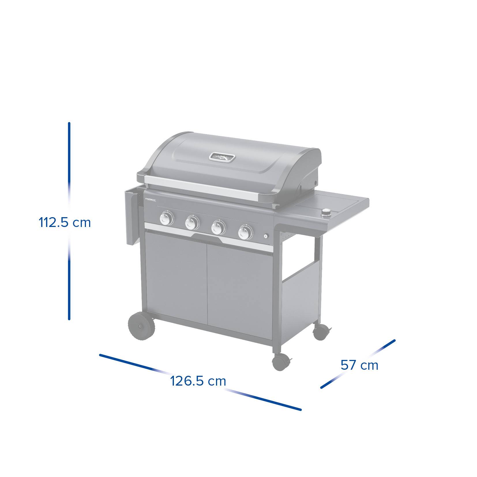 Campingaz - Campingaz - Barbecue à gaz Select 4 EXS L.142 x l.62 x H.112 cm - Image 6