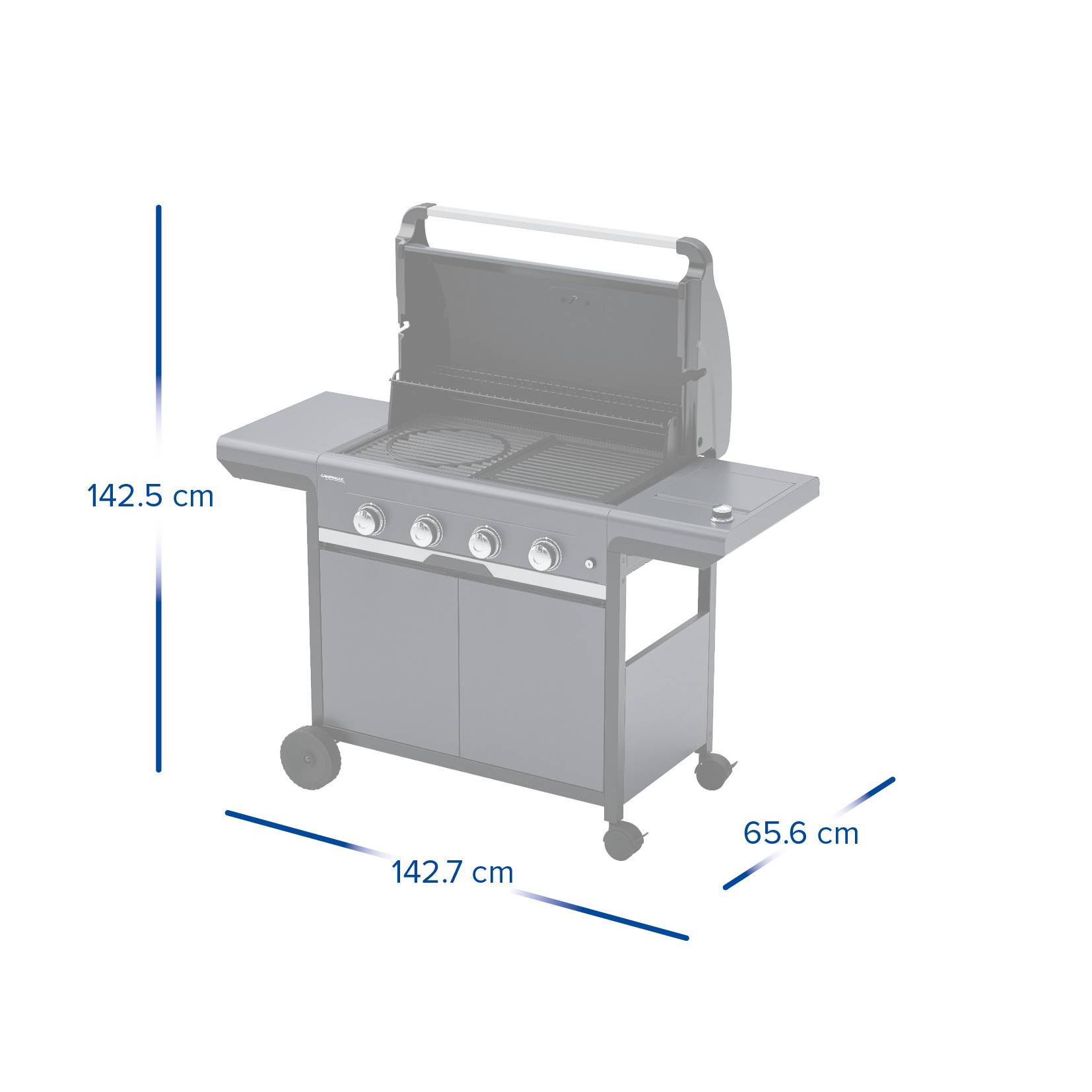 Campingaz - Campingaz - Barbecue à gaz Select 4 EXS L.142 x l.62 x H.112 cm - Image 13