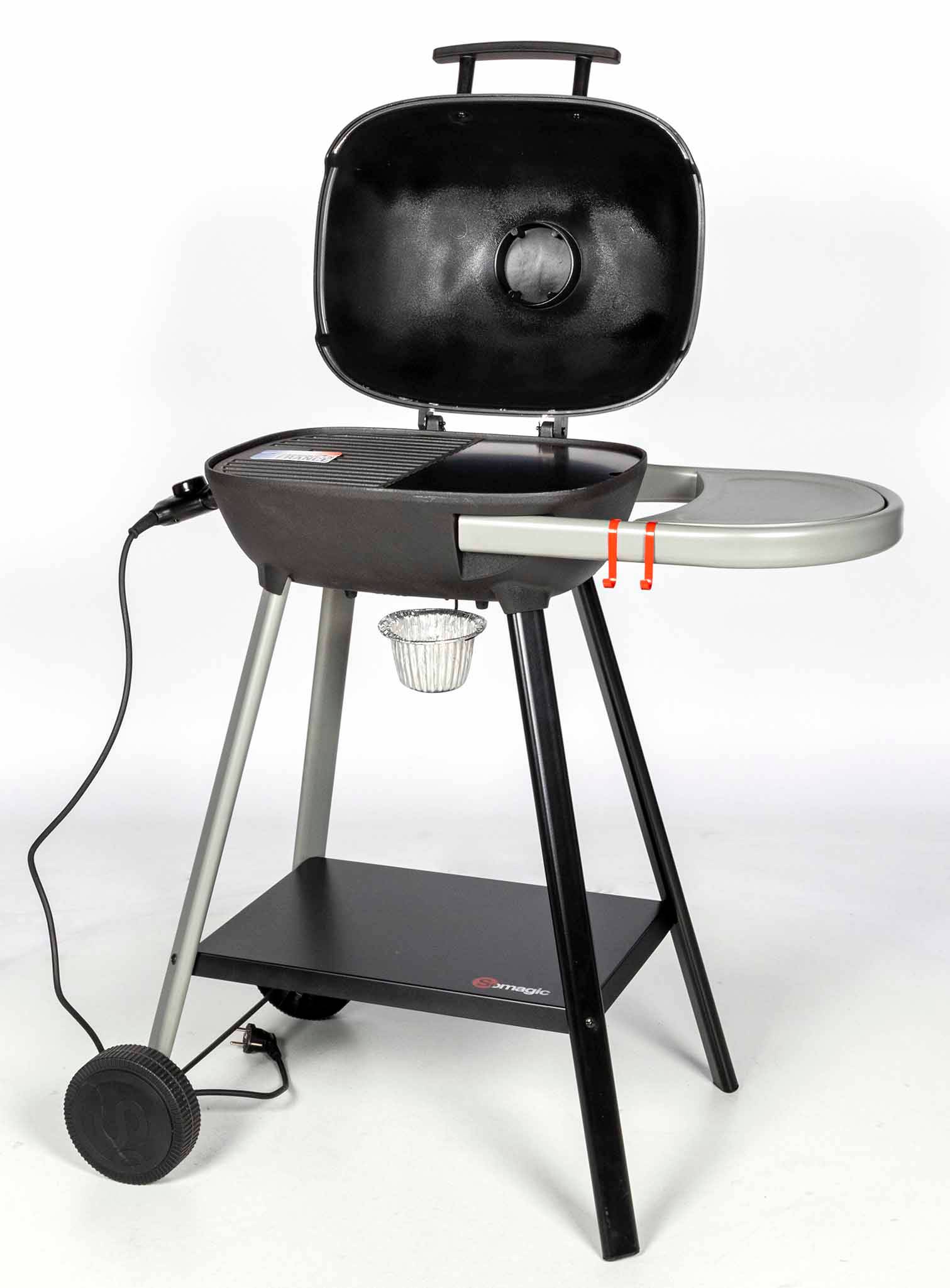 Somagic - Barbecue Voltiz électrique et plancha L.87 x l.50,5 x H. 93 cm