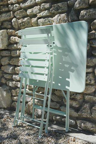 Fermob - Chaise de jardin pliante acier miel texturé Bistro Fermob - Image 4