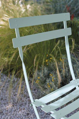 Fermob - Chaise de jardin pliante acier miel texturé Bistro Fermob - Image 3