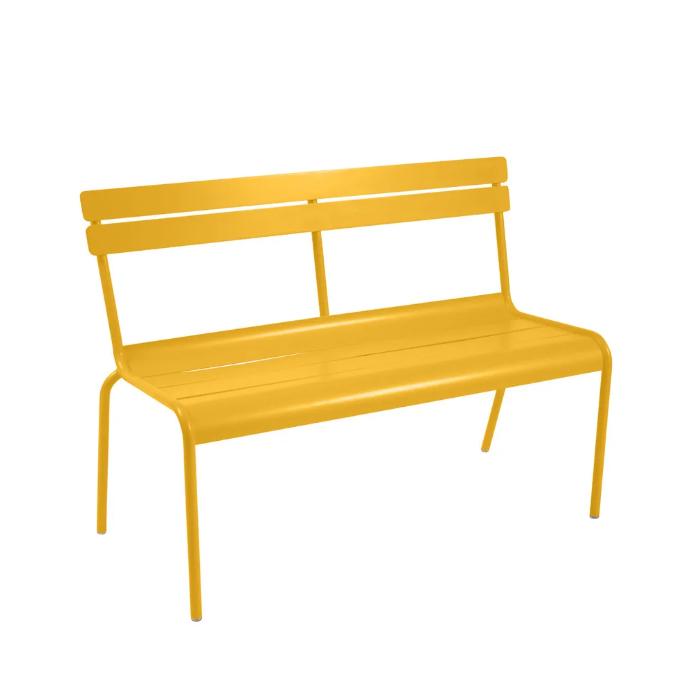 Fermob - Banc de jardin acier miel 2 places Monceau Fermob - Image 1