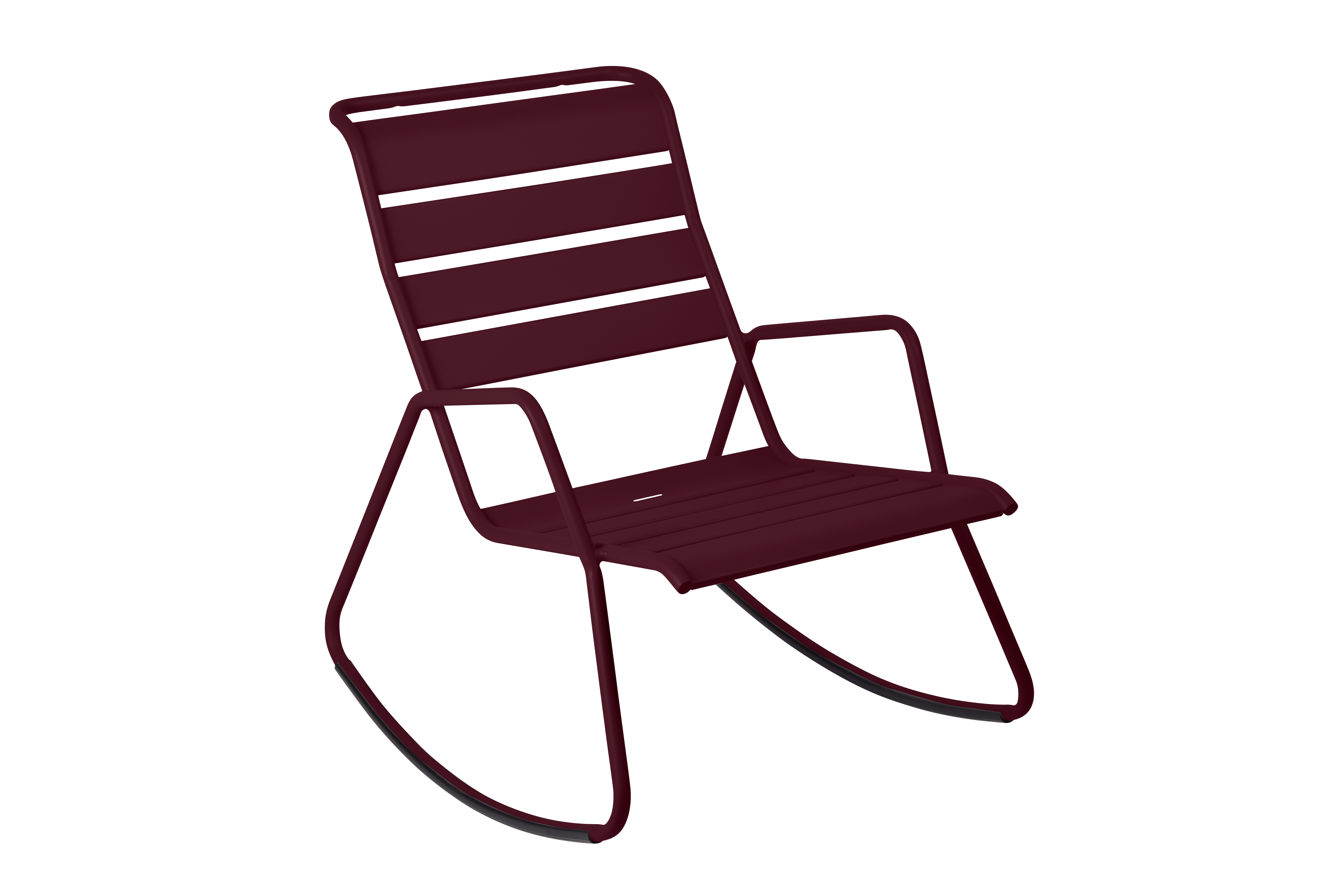 Table rectangulaire Acier Rouge 1 Personne – FERMOB - Image 1