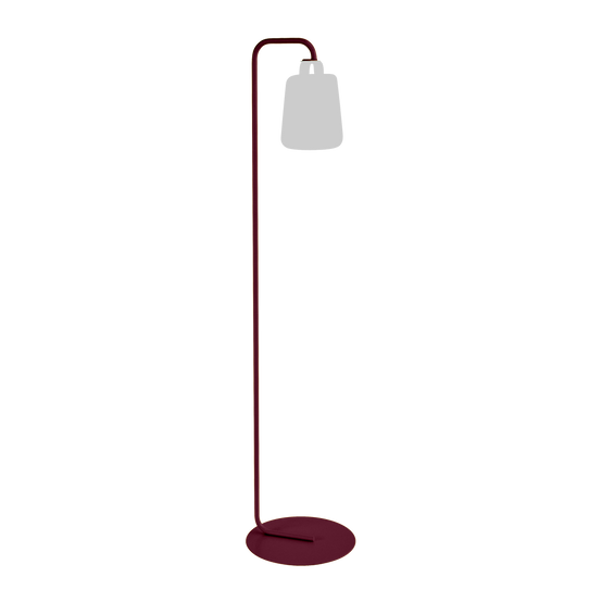 Fermob - Pied simple Balad cerise noire - Image 4
