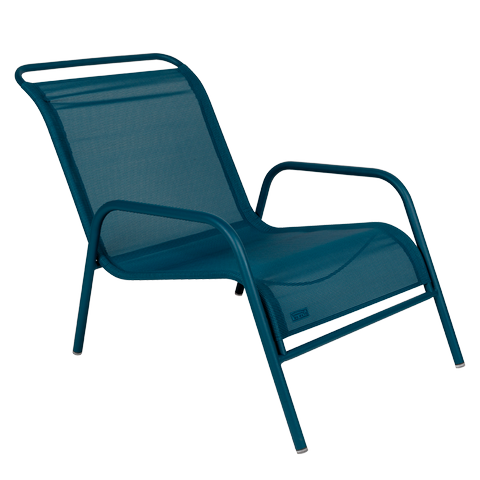 Fermob - Fauteuil Coolside acier Bleu Acapulco 105 x 65 x 70 cm - FERMOB