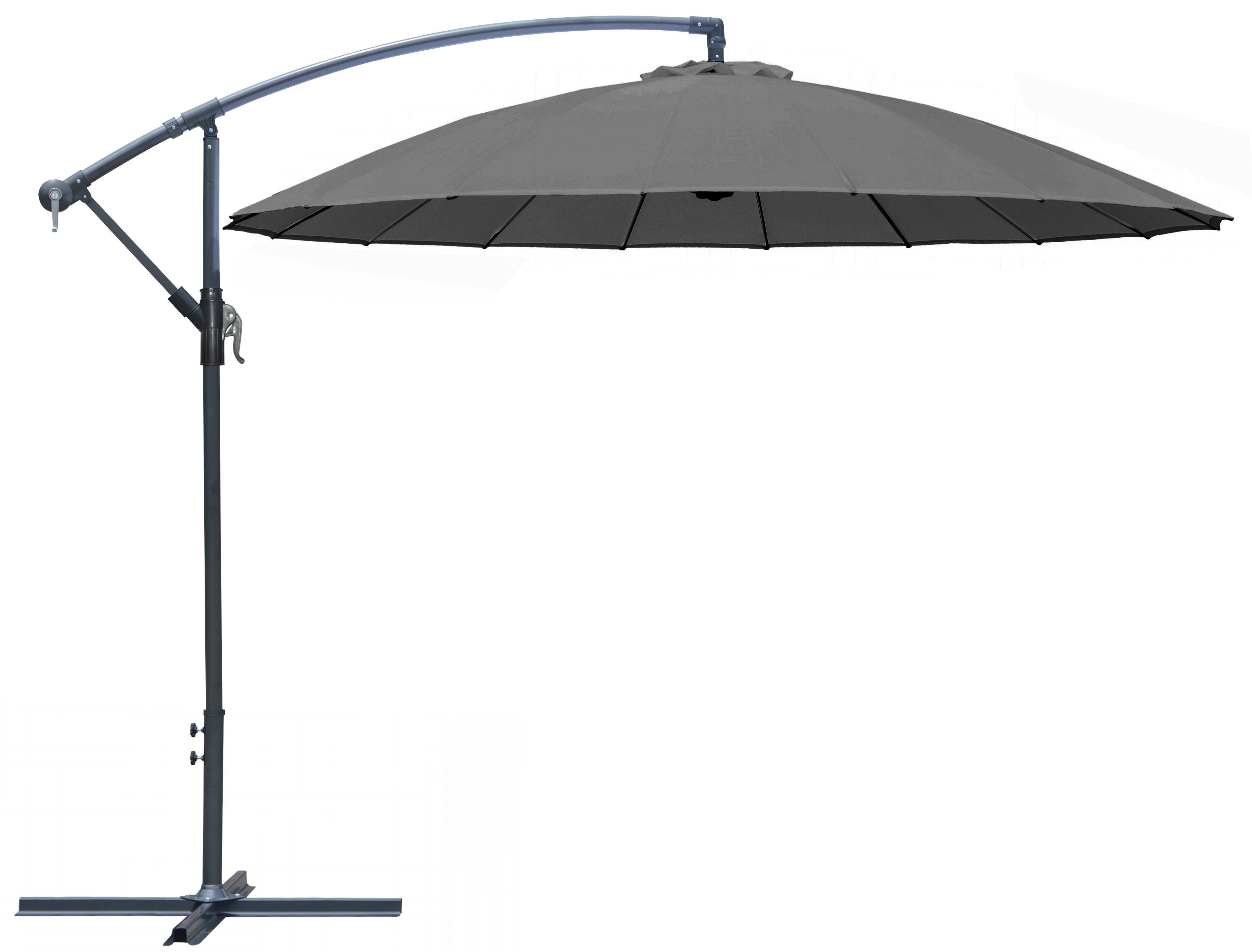 Pro Loisirs - Parasol fibre Padoge 300 Gris - Pro Loisirs