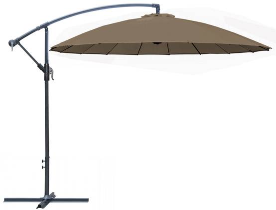 Pro Loisirs - Parasol fibre PAGODE 300 Taupe - Pro Loisirs