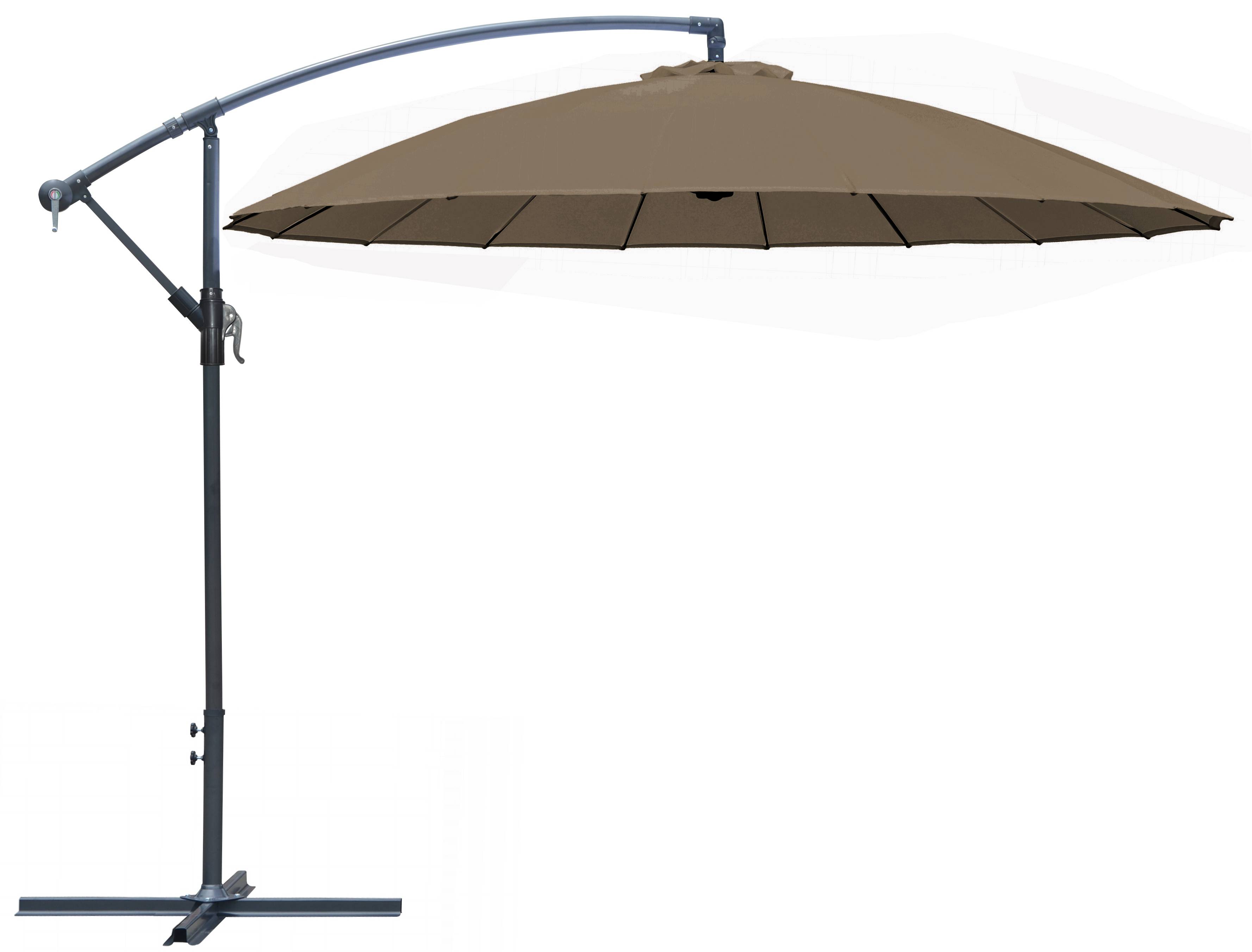 Pro Loisirs - Parasol fibre PAGODE 300 Taupe - Pro Loisirs