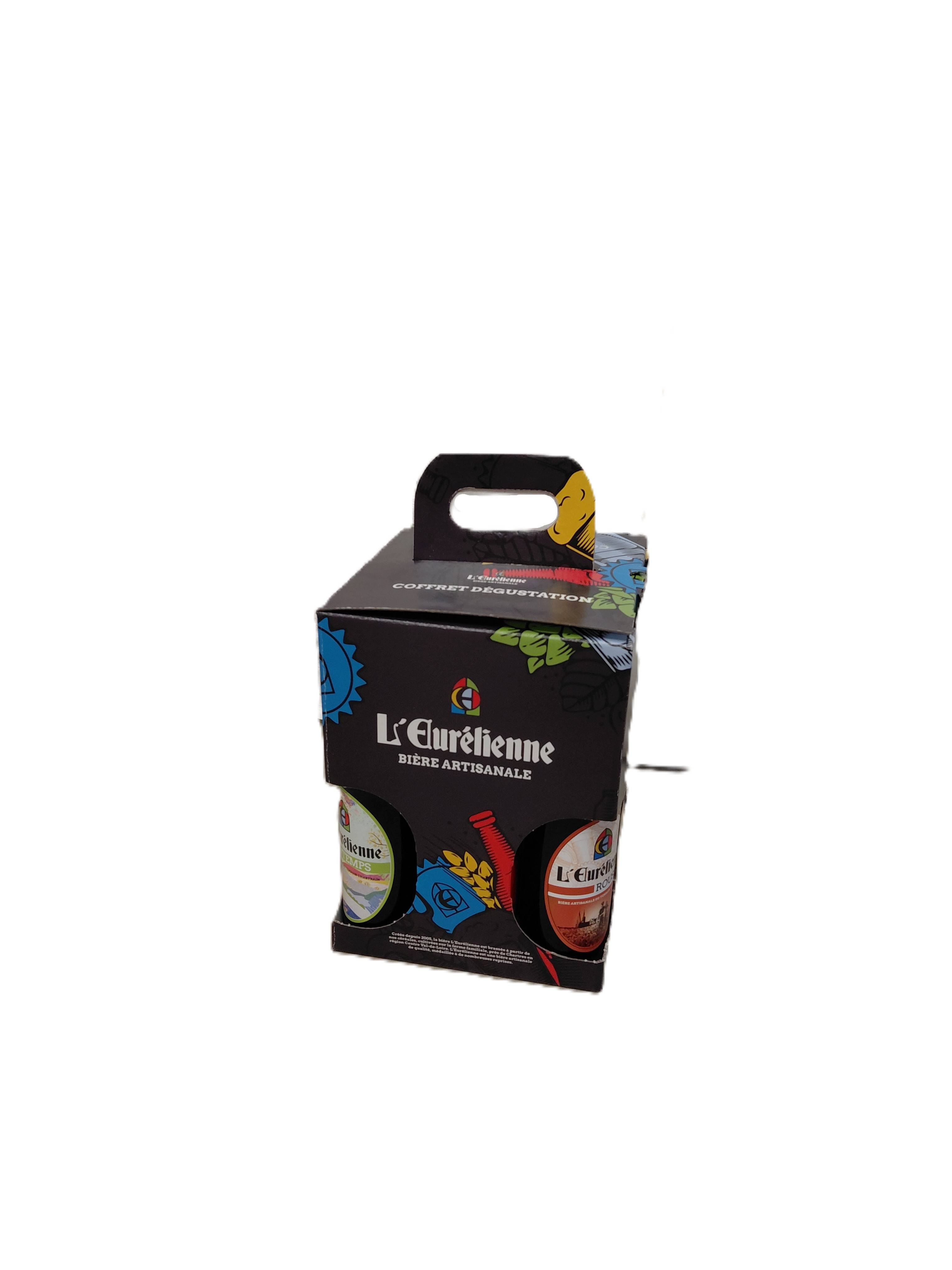 L'eurelienne - "Pack dégustation" 4 bières x33 cl + 1 verre - L'Eurélienne - Image 1