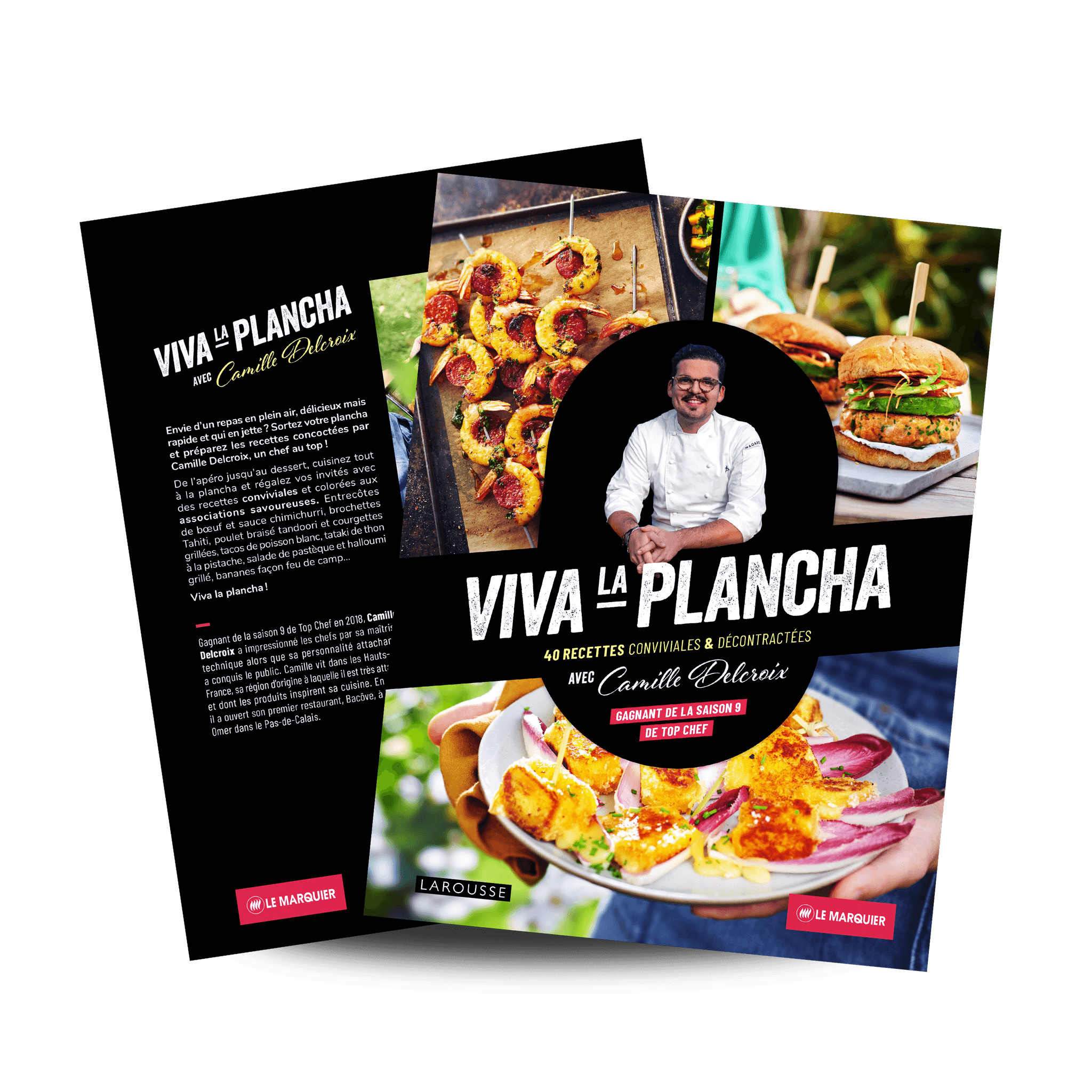 Le Marquier - La Plancha Française gaz 250 Duo Edition + Livre Viva La Plancha - Image 3