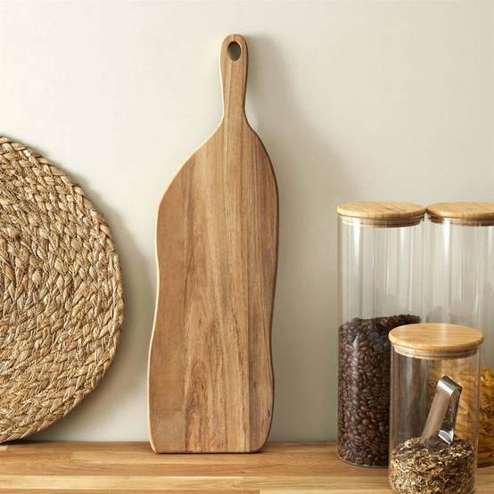 Planche de présentation Bois d'acacia L 64 cm l 18 cm - THE HOME DECO FACTORY - Image 3