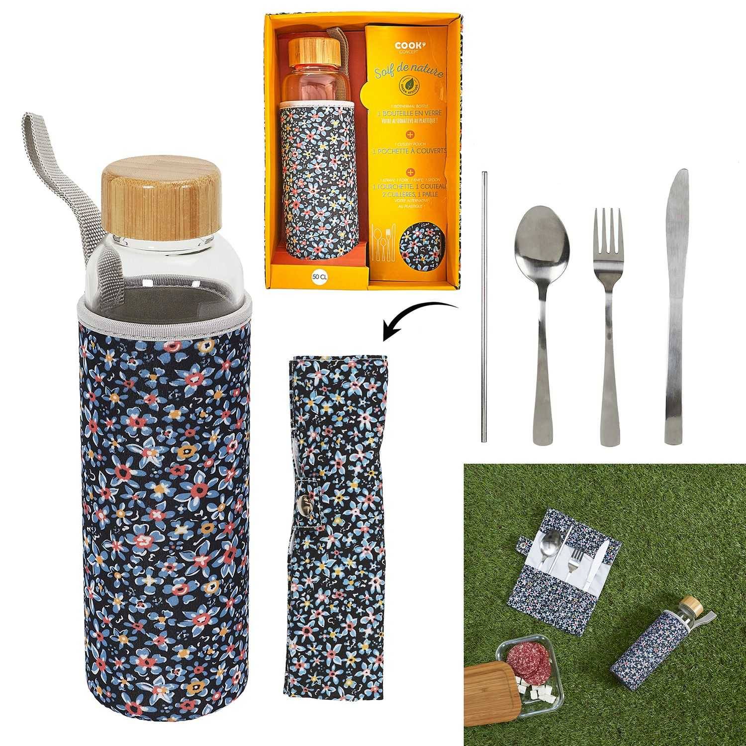 Coffret bouteille et couverts – PARIS PRIX - Image 1