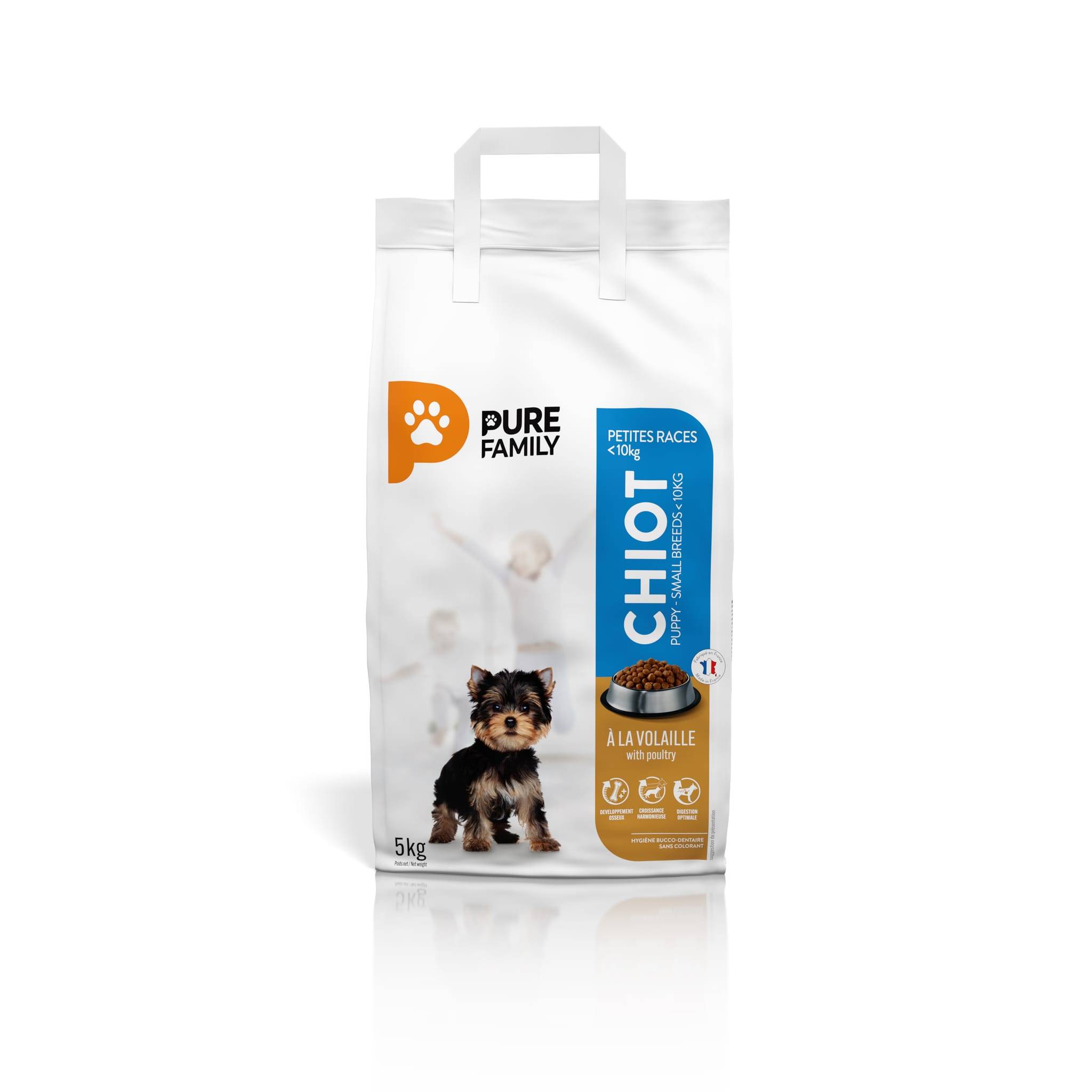 Pure Family - Croquettes chiot petite taille volaille 5kg - Pure Family - Image 1