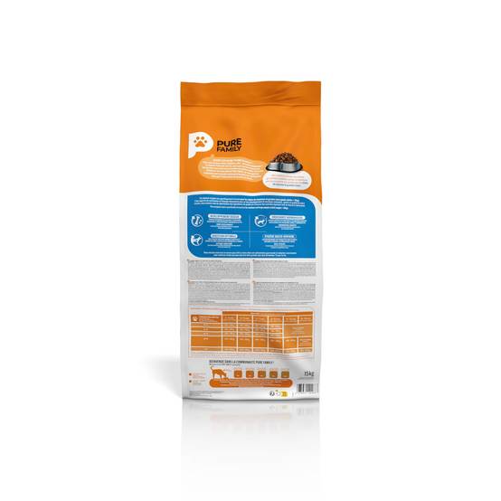 Pure Family - Croquettes chiot moyenne/grande taille volaille 15kg - Pure Family - Image 3