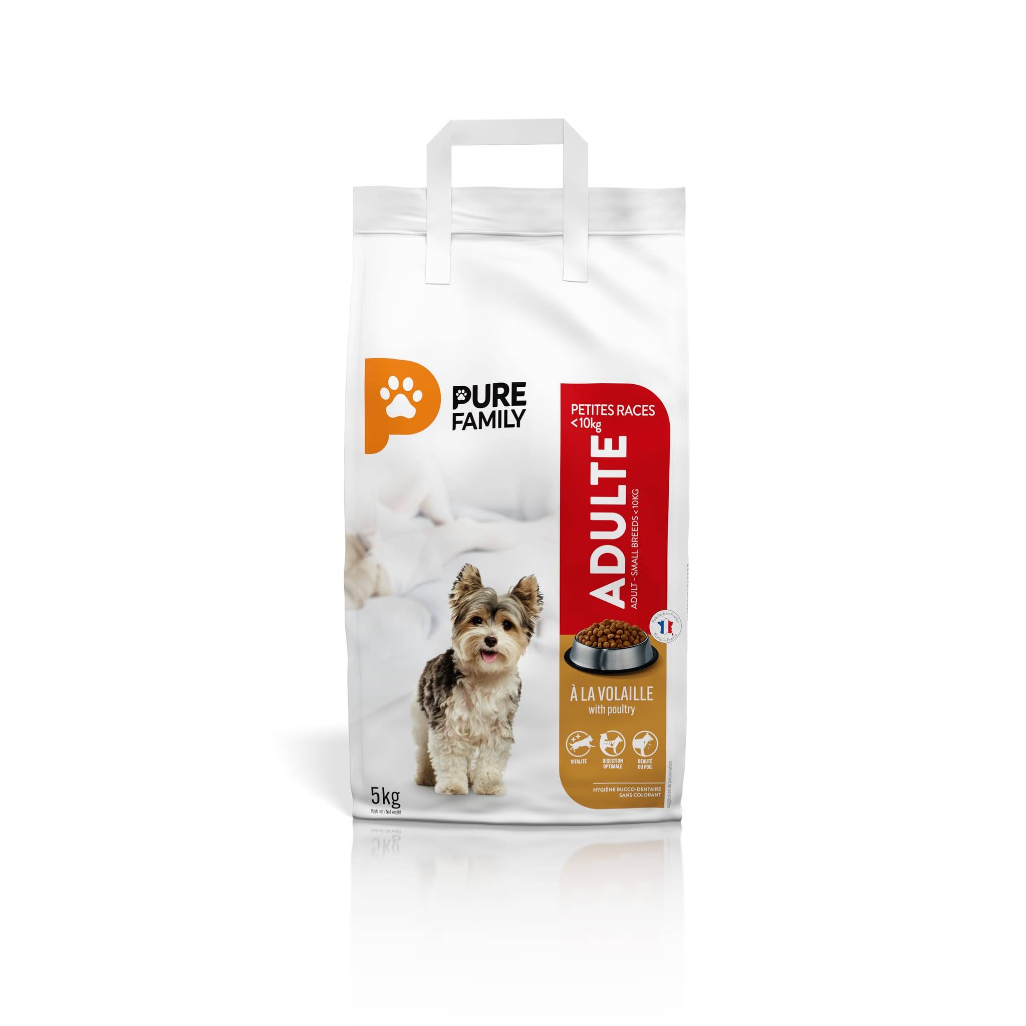 Pure Family - Croquettes chien de petite taille volaille 5kg - Pure Family - Image 2