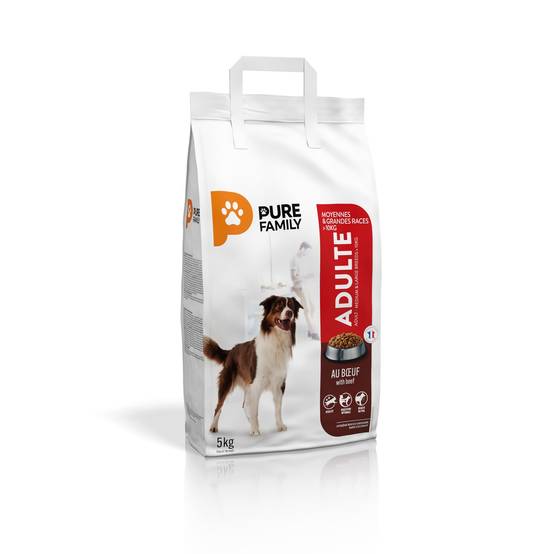 Pure Family - Croquettes chien de moyenne/grande taille bœuf 5kg - Pure Family - Image 4