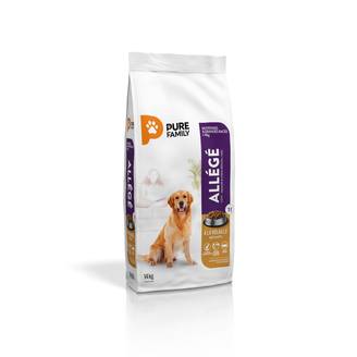 Pure Family - Croquettes chien de moyenne/grande taille allégées volaille 14 kg - PURE FAMILY