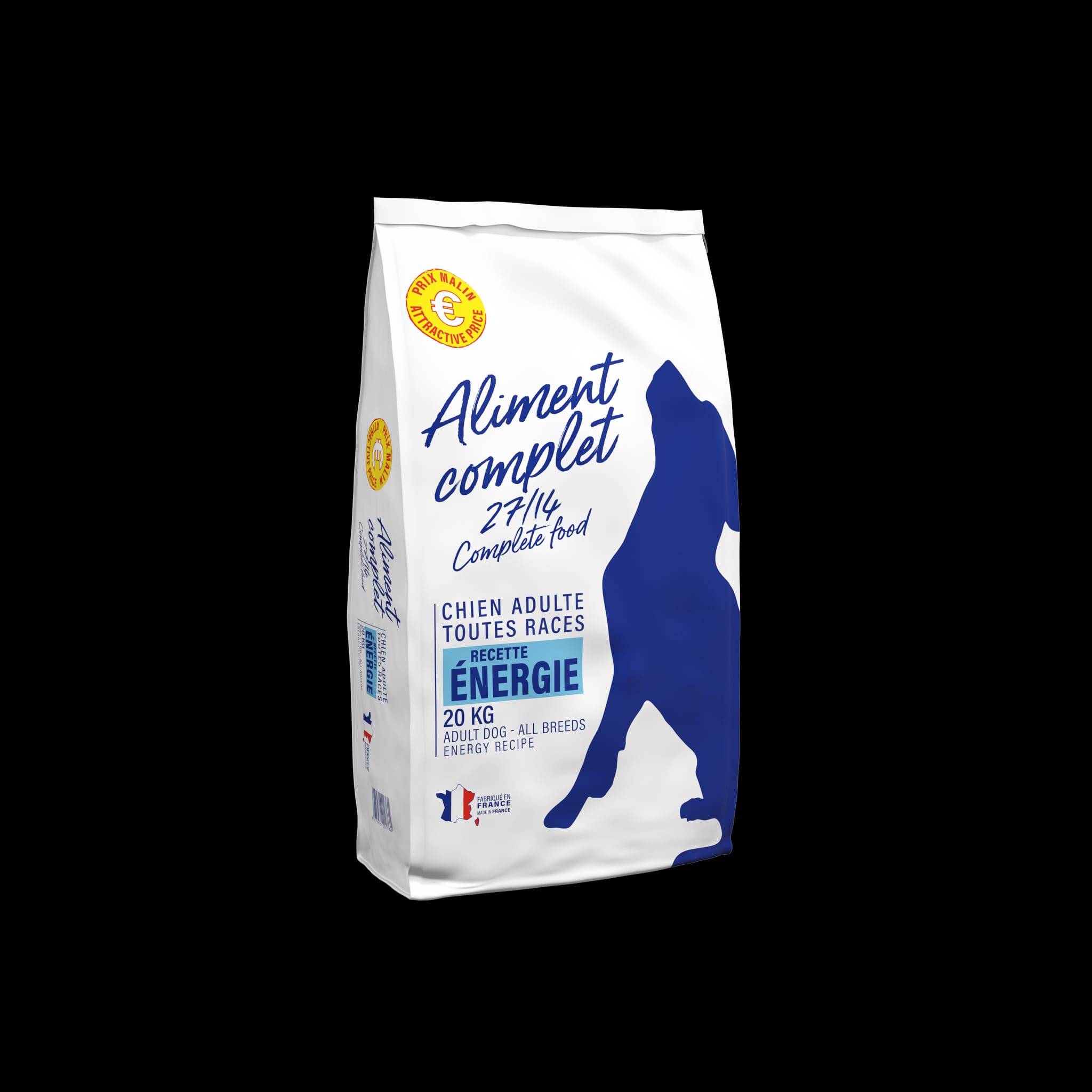 Marque Blanche et Economique - Croquettes pour chien actif 27/14 énergie toutes races - No Name - Image 1
