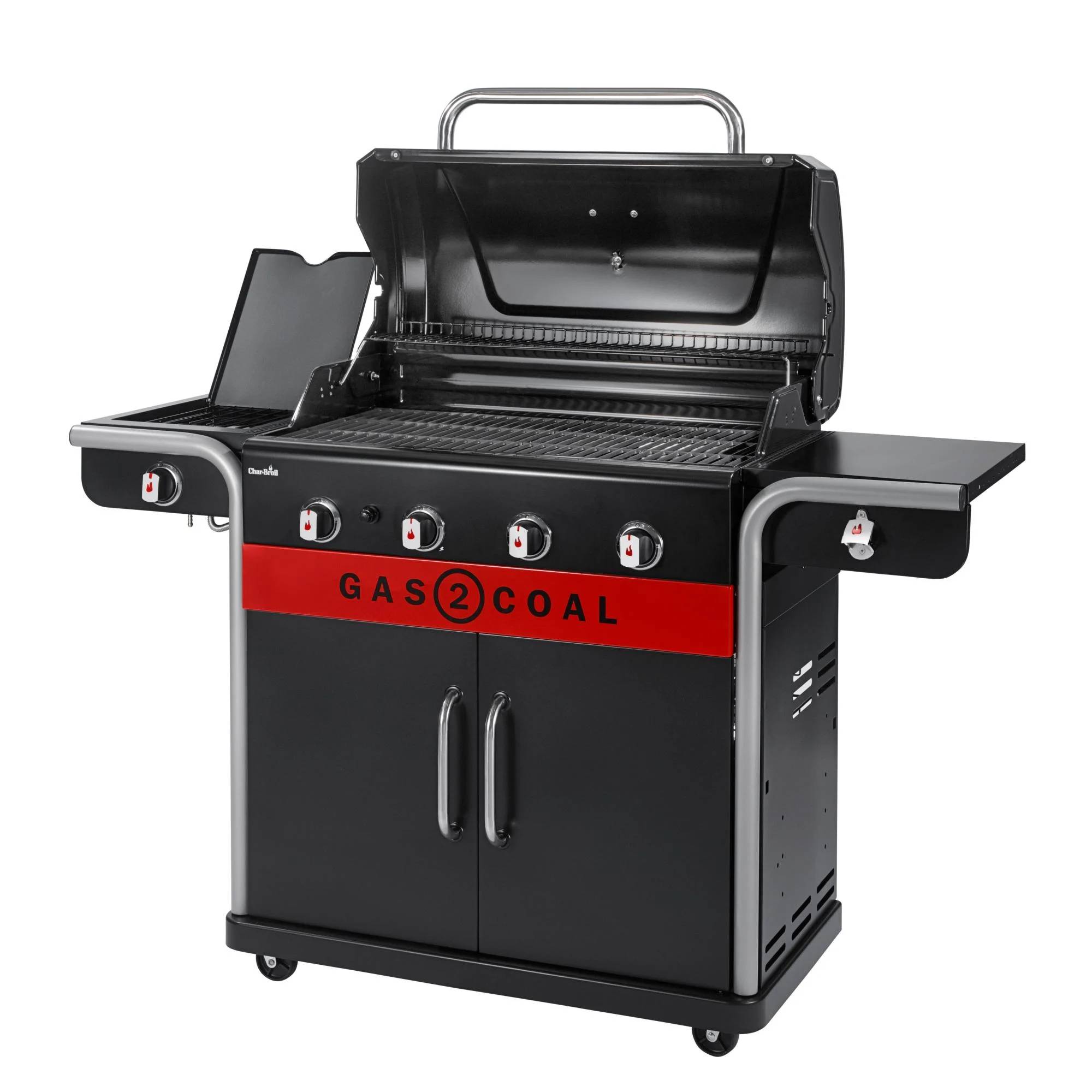 Char-broil - Barbecue Hybride 4 Brûleurs Acier Inoxydable Noir 154,9 cm - CHAR-BROIL - Image 14