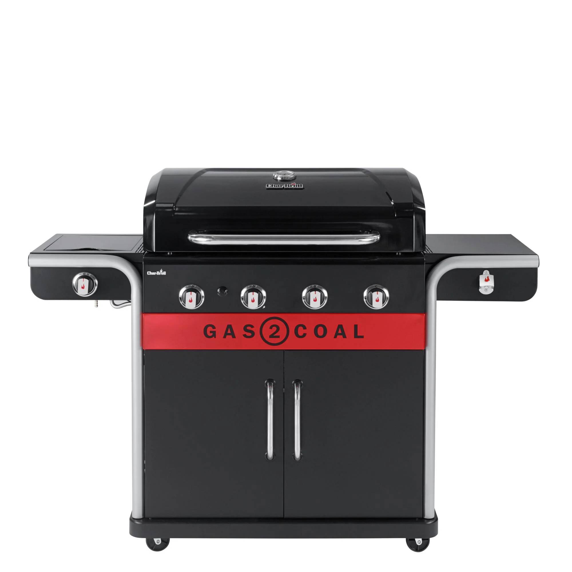 Char-broil - Barbecue Hybride 4 Brûleurs Acier Inoxydable Noir 154,9 cm - CHAR-BROIL - Image 15