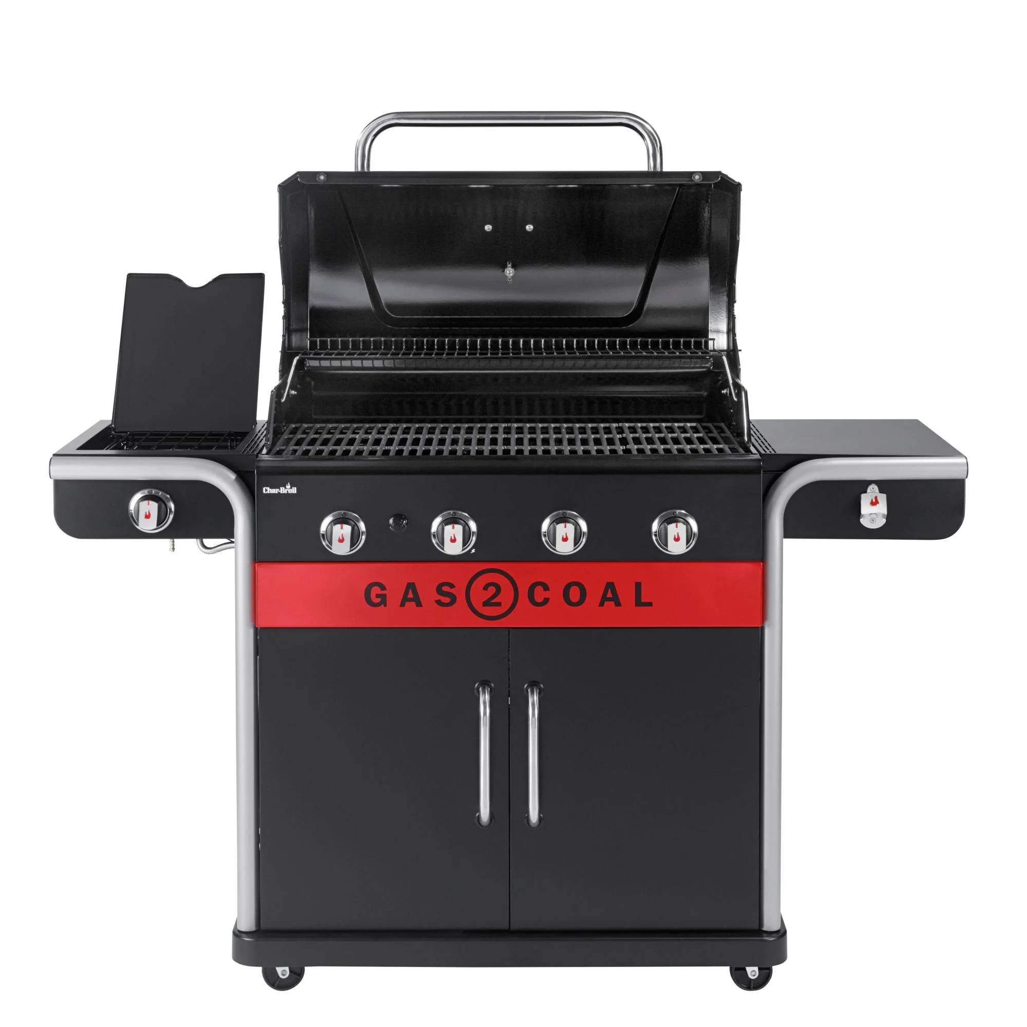 Char-broil - Barbecue Hybride 4 Brûleurs Acier Inoxydable Noir 154,9 cm - CHAR-BROIL - Image 12