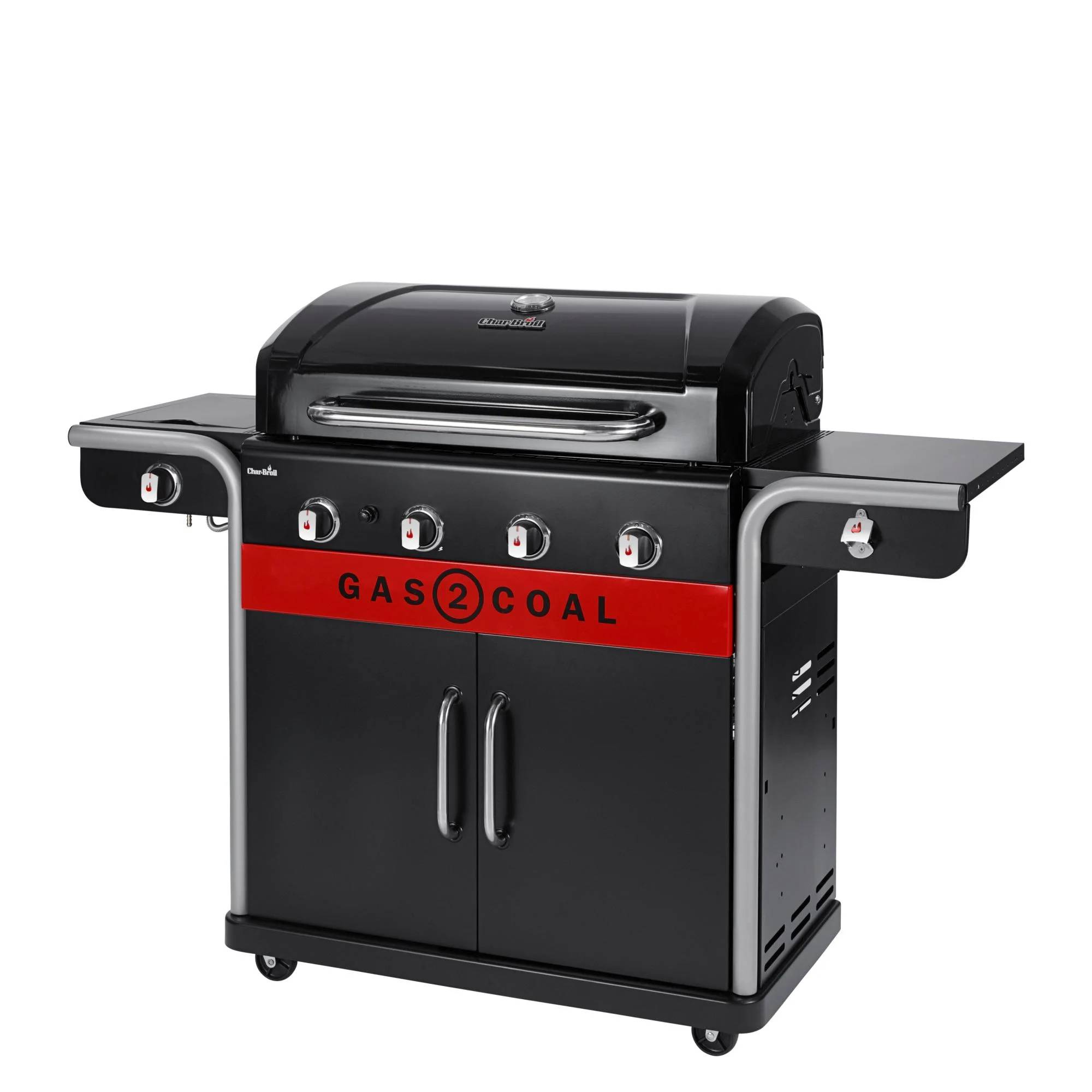 Char-broil - Barbecue Hybride 4 Brûleurs Acier Inoxydable Noir 154,9 cm - CHAR-BROIL - Image 13