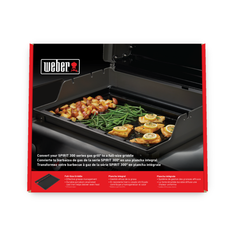 Weber - Plancha grand format pour Spirit 3 brûleurs - Image 2
