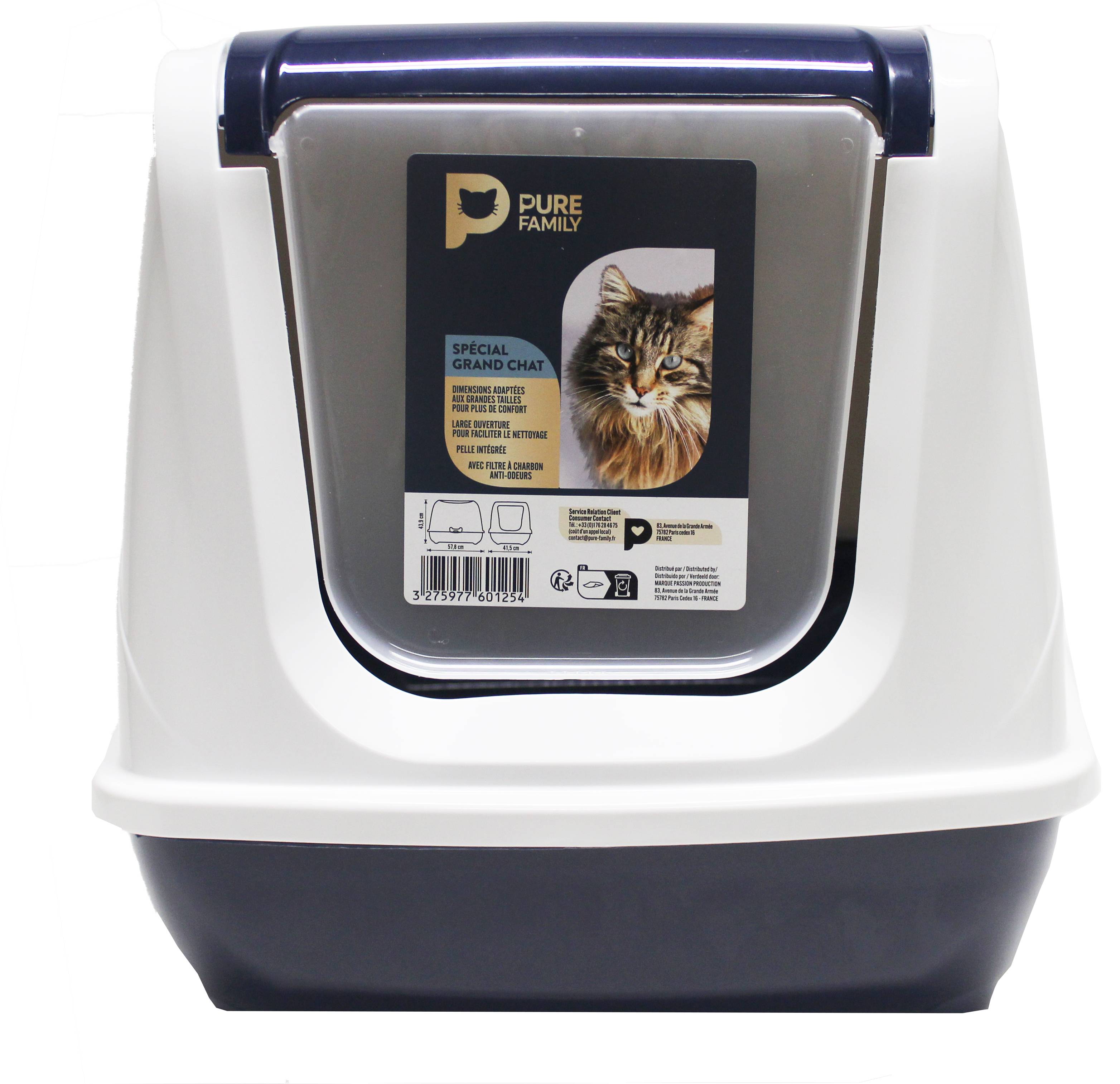 Pure Family - Maison de toilette grands chats - Pure Family