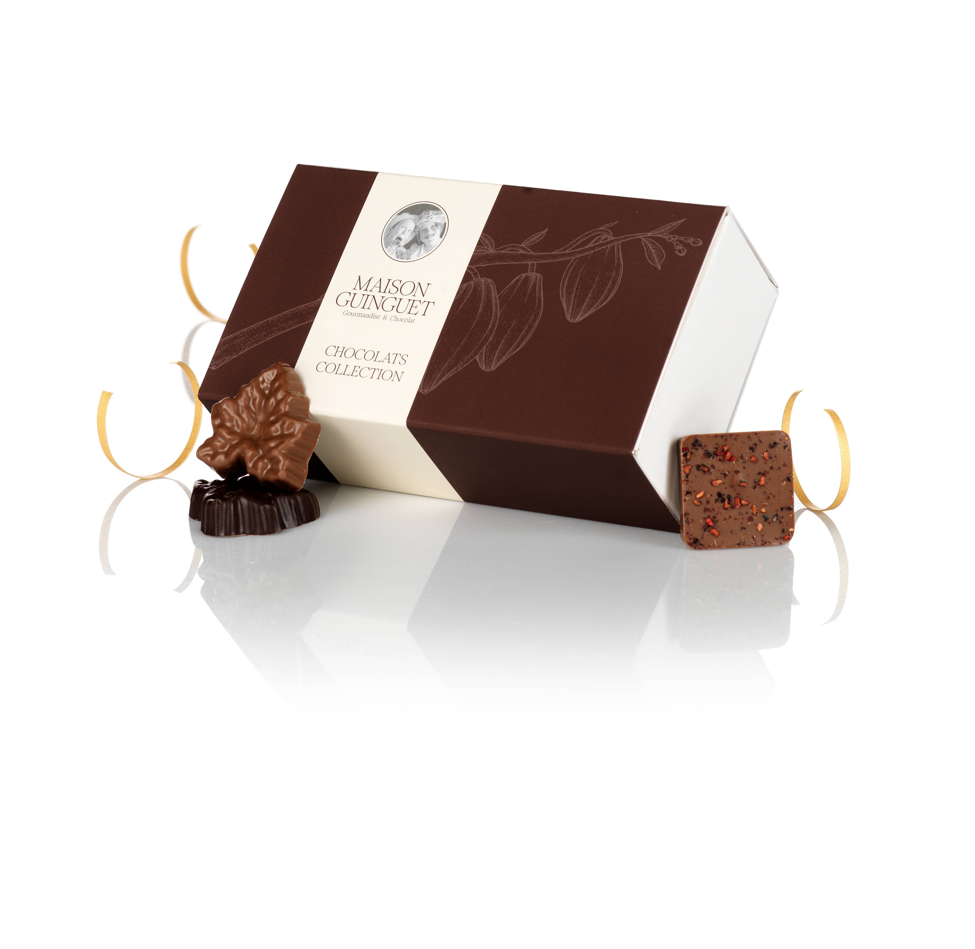 Maison guinguet - Assortiment de Chocolats Fins Ballotin 200 g - MAISON GUINGUET