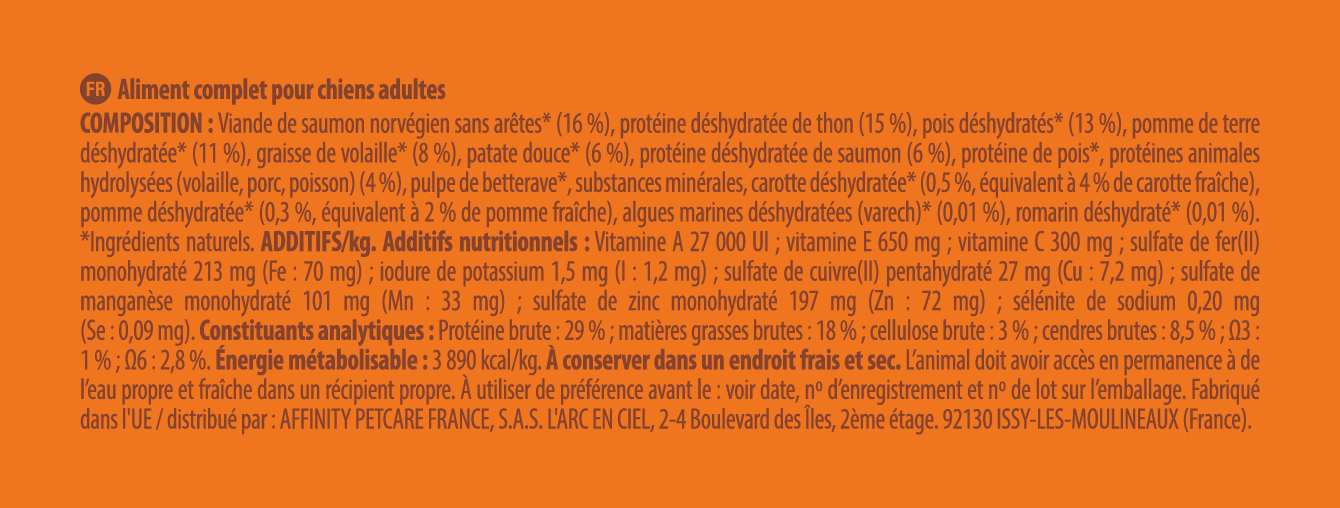 Croquettes pour chien adulte sans céréales medium maxi saumon 10 kg - Nature's Variety - Image 5