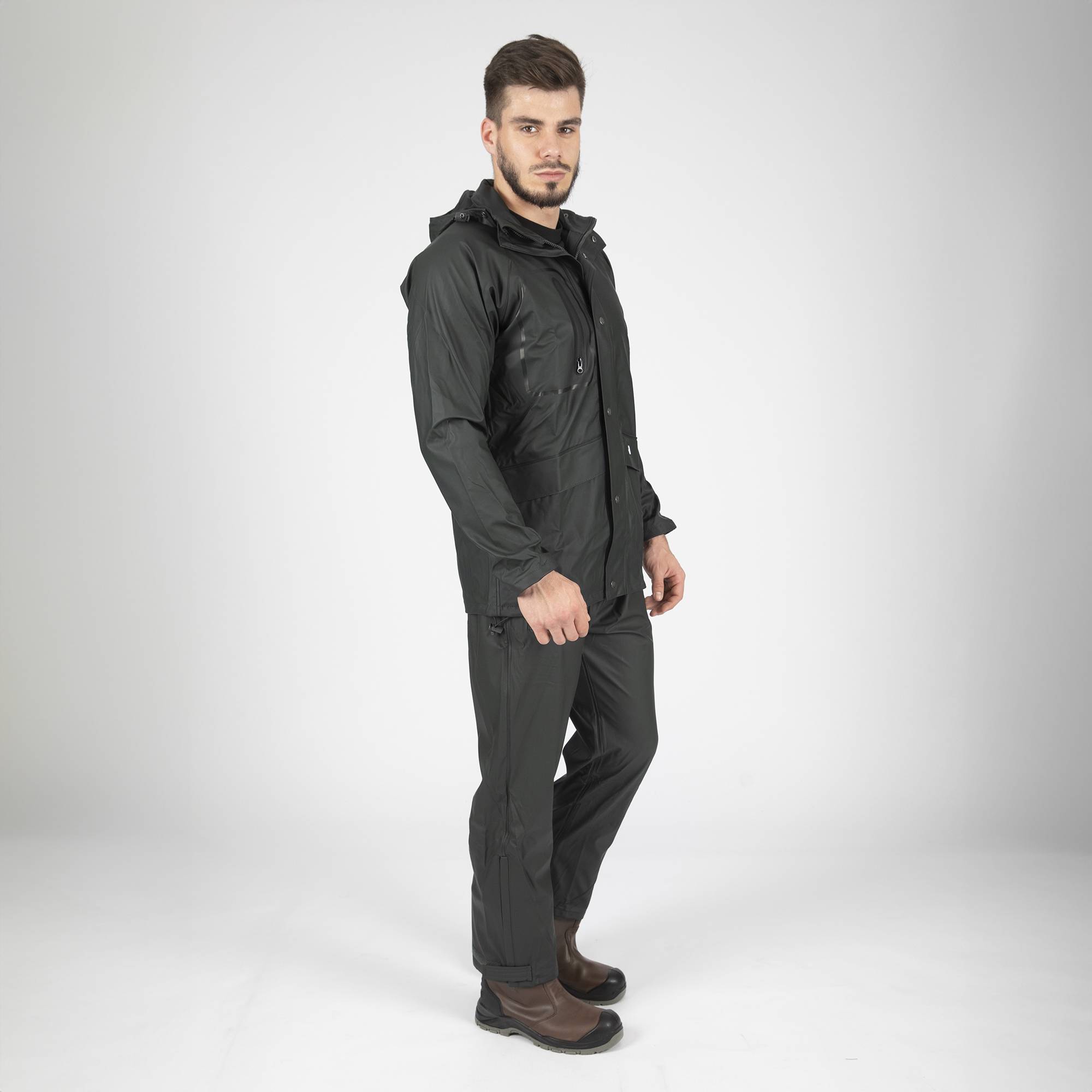 Nineworths - Veste de pluie de travail Tuna olive taille 4XL - Nine Worths - Image 4