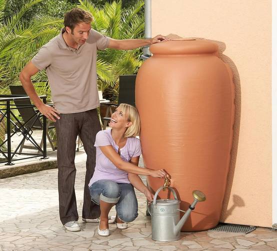 Garantia - Récupérateur d'eau de pluie 500L Amphore terracotta - GRAF - Image 12