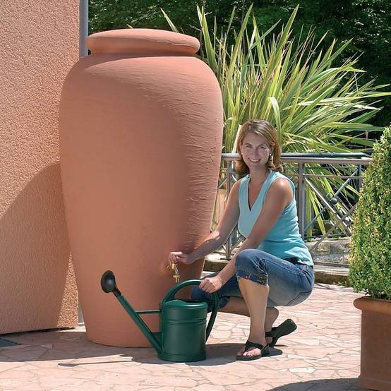 Garantia - Récupérateur d'eau de pluie 500L Amphore terracotta - GRAF - Image 2