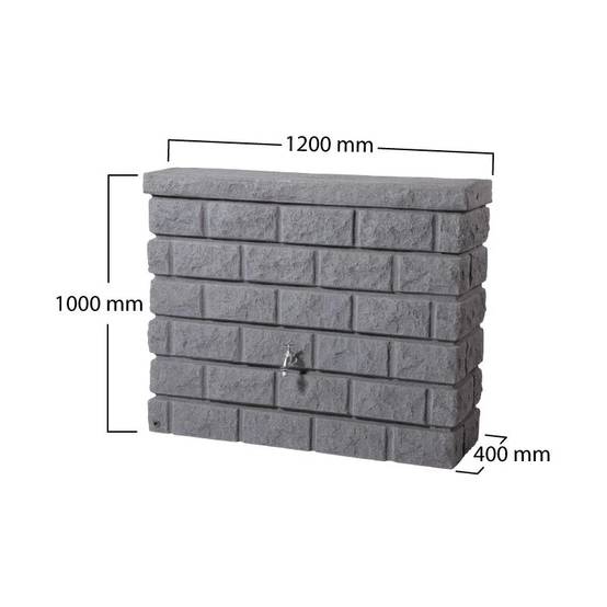 Garantia - Récupérateur d'eau de pluie 400L gris - GRAF - Image 10